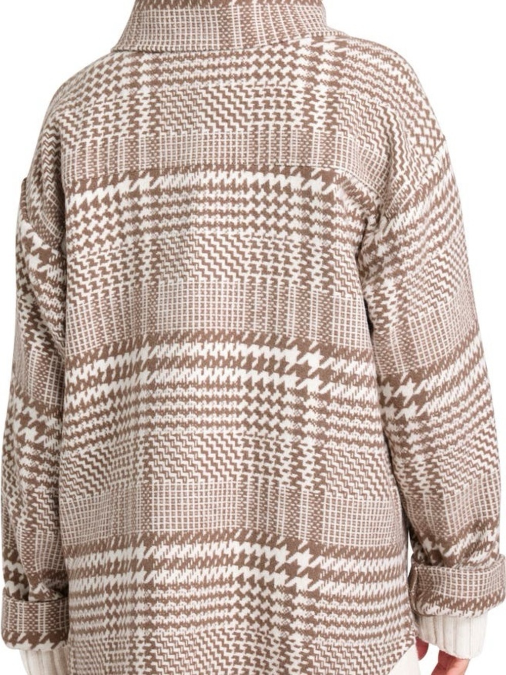 Splendid x @cellajaneblog Wool Plaid Jacket Toast Medium Sold Out Rare Like New - Picture 9 of 9